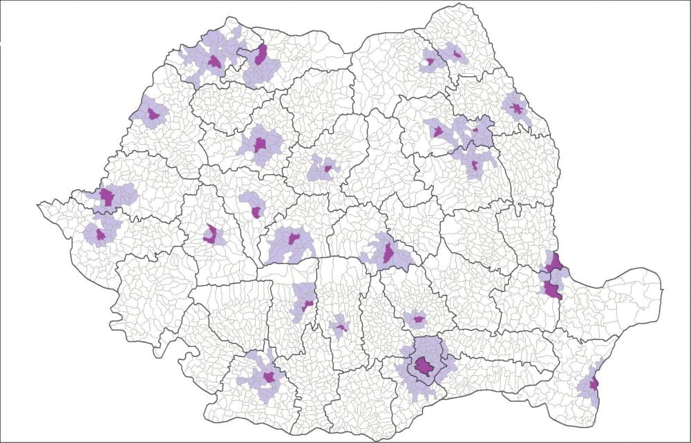 Zone metropolitane în România