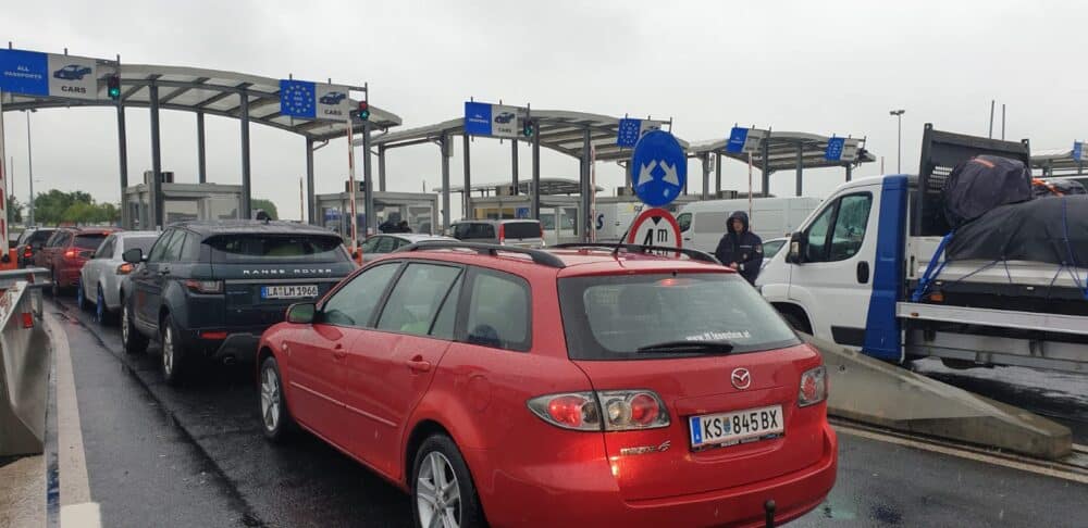 Aglomerație la Nădlac