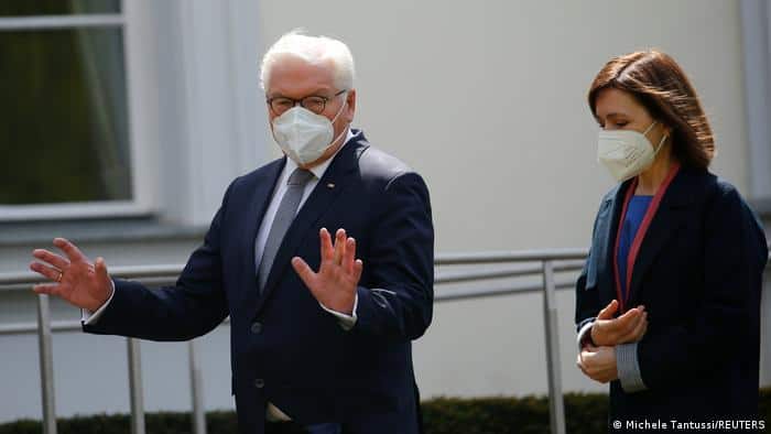 Preşedinţii R. Moldova şi Germaniei: Maia Sandu şi Frank-Walter Steinmeier Foto REUTERS
