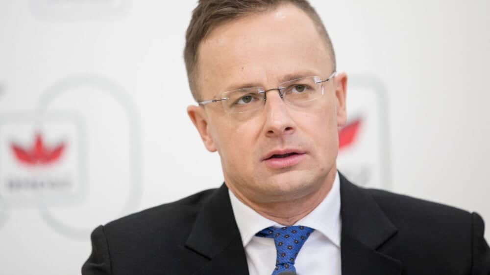 Ungaria a blocat din nou ajutorul financiar al UE pentru Ucraina. Miniștrii de externe ai UE nu au reușit să ajungă la un acord. Peter Szijjarto. FOTO: INQUAM Photos Manases Sandor