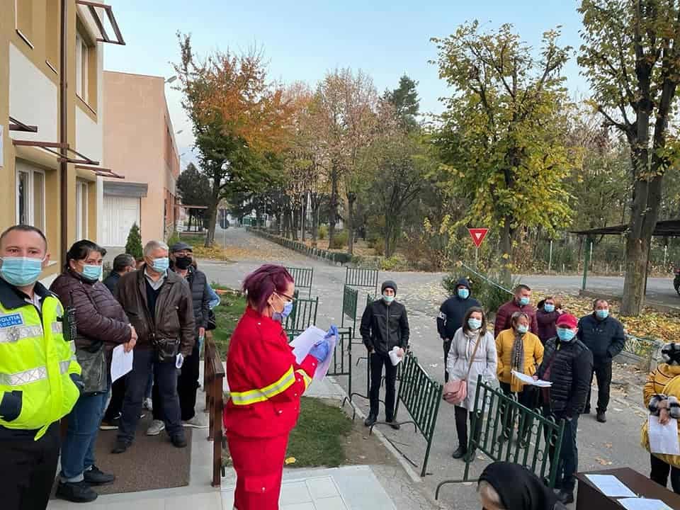 Vaccinare în Pitești. Foto: Primăria Pitești