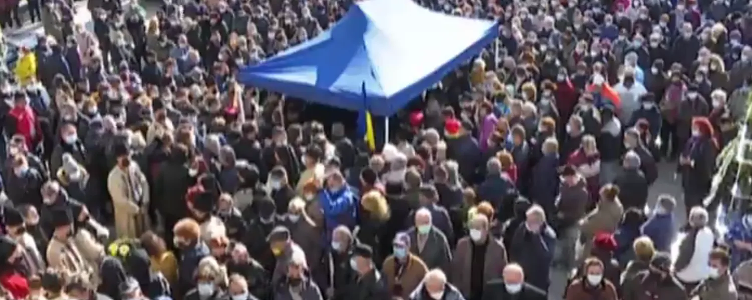 Inmormantarea interpretului Petrica Matu Stoian Foto: https://www.romaniatv.net/