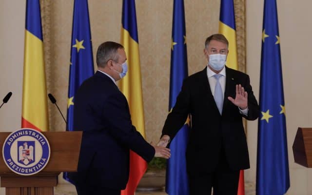 Sursa Foto Inquam Photos Autor George Călin_Nicolae-Ciuca-Klaus-Iohannis-Cotroceni - G4Media