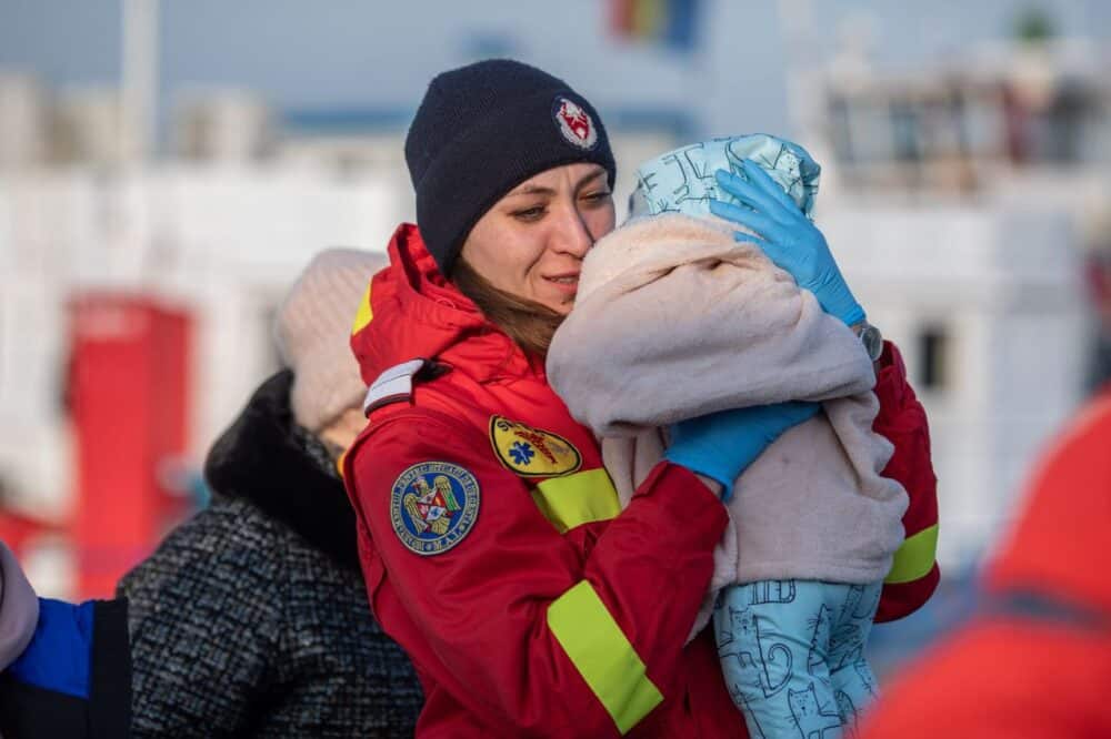 Refugiați în Isaccea. FOTO: Inquam Photos / Ilona Andrei
