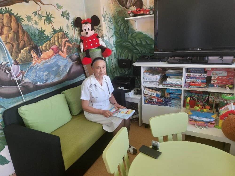 prof. univ. dr Polixenia Stancu, coordonatorul Compartimentului de Oncopediatrie