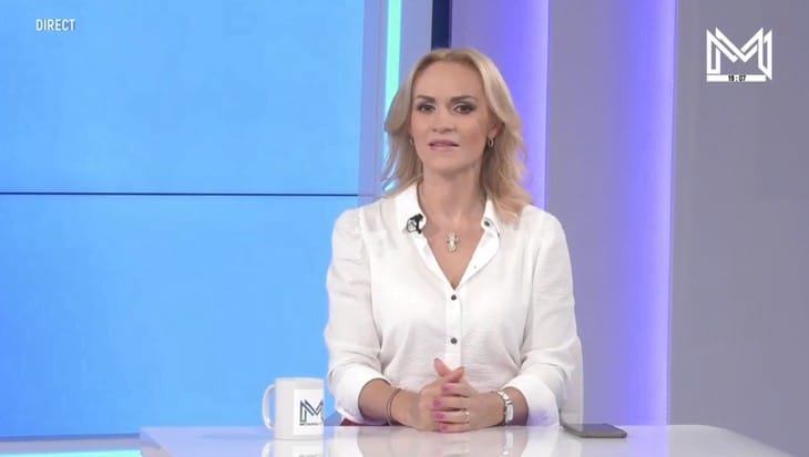 Firea, la Metropola TV. Captură realizată de Pagina de Media