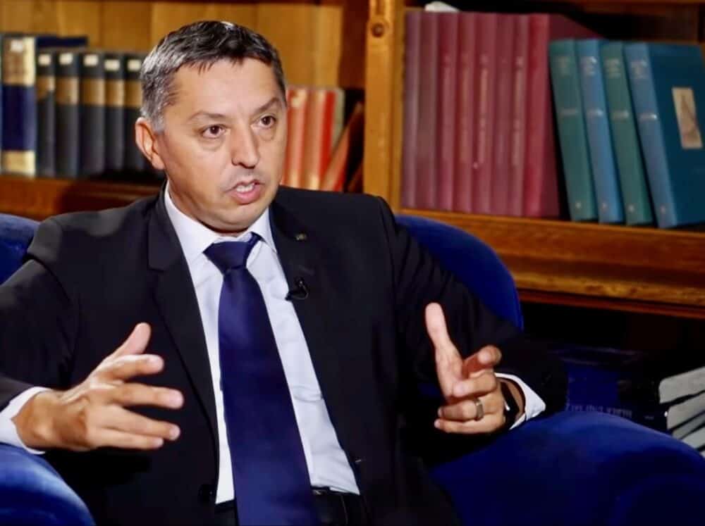 Daniel David, rectorul UBB Cluj-Napoca. Captură Digi24