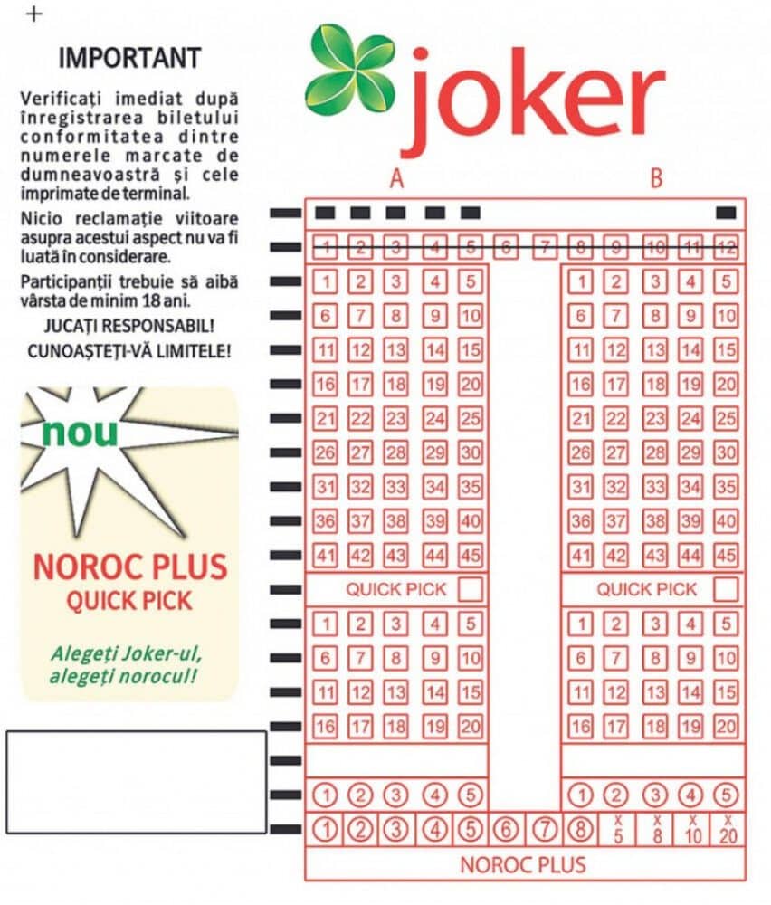 Premiul de aproximativ 4 milioane de euro la tragerea Joker a fost câştigat cu un bilet jucat la o agenţie din comuna Pechea