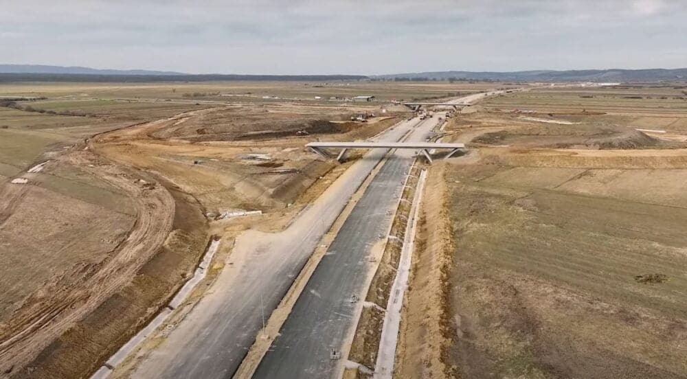 Cum arată primul tronson de autostradă care ar putea fi inaugurat în acest an