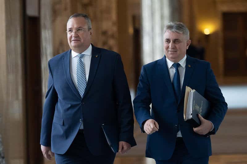 Nicolae Ciucă și Lucian Bode
