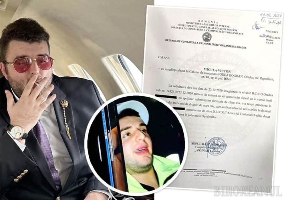 Victor Micula, fiul milionarului din Bihor, scoate “asul din mânecă” în proces, după ce a condus mașina poliției și a accesat baze de date ale MAI. O adeverință de... informator al poliției
