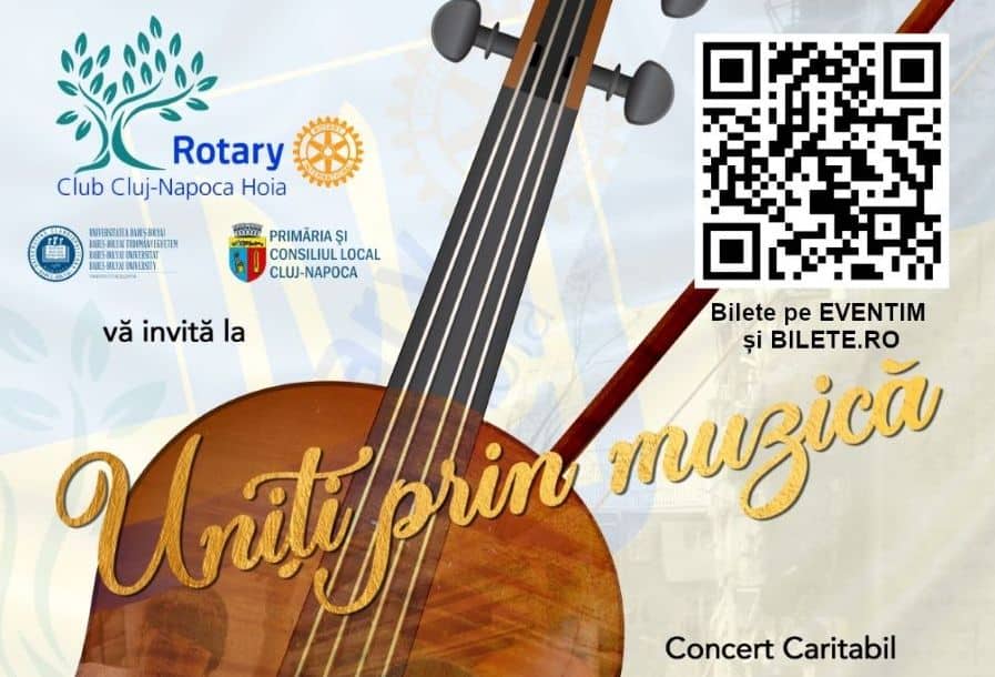 Concert caritabil „Uniți prin muzică” Sursă foto monitorulcj.ro