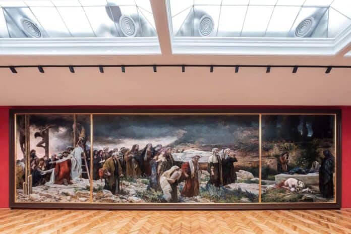 Povestea unei picturi de 52 de metri pătraţi ascunse de comunişti, considerată o comoară a artei