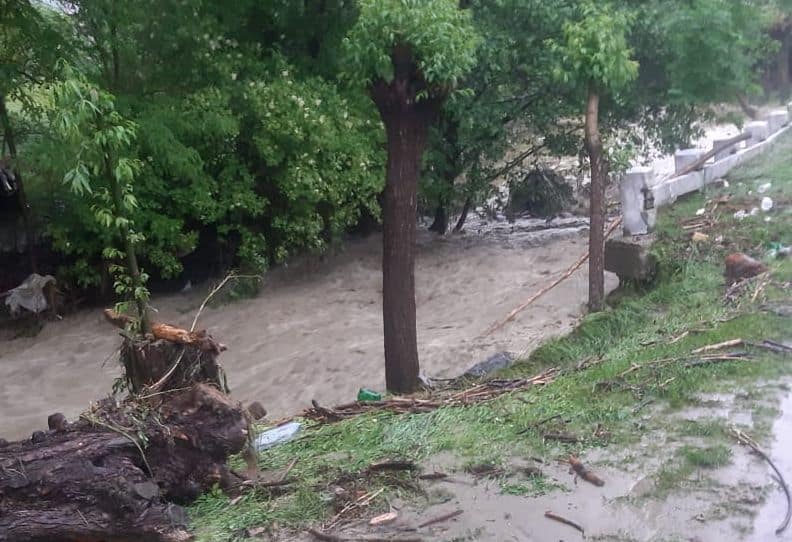 Inundații Albești de Argeș Sursă foto ISU Argeș