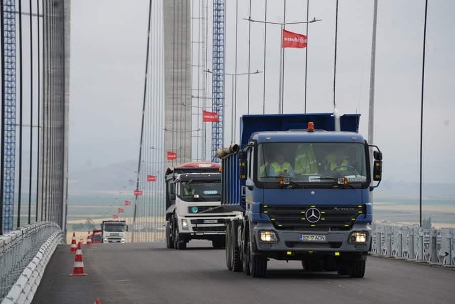 Testele de rezistență pentru Podul peste Dunăre de la Brăila au început de luni, 12 iunie, anunță ministerul Transporturilor.