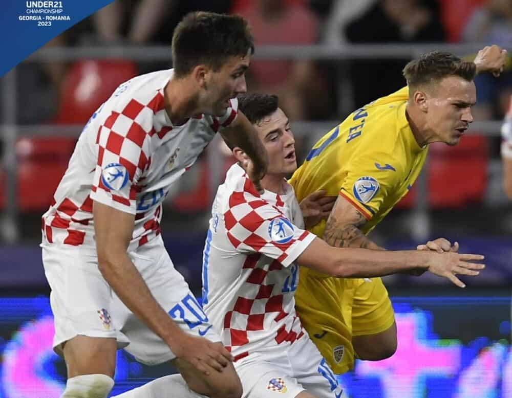 România, remiză albă cu Croația și ultimul loc în grupă la Euro U21. Emil Săndoi nu va mai fi selecționerul Naționalei