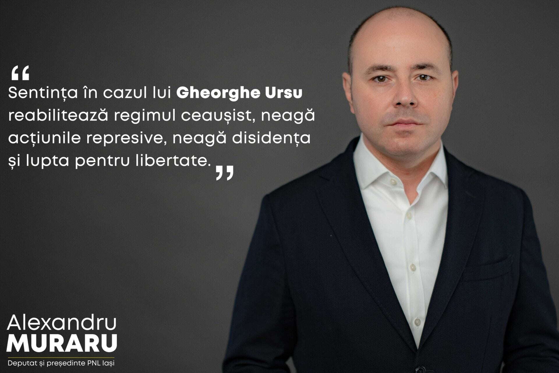 Deputatul PNL Alexandru Muraru a cerut Parchetului General să facă recurs în casație pentru a ”răsturna” sentința Curții Supreme