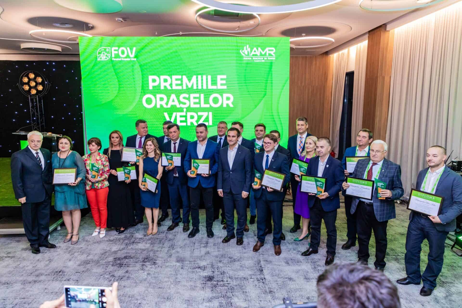 Premiile orașelor verzi Sursă foto Facebook Primăria Municipiului Sibiu