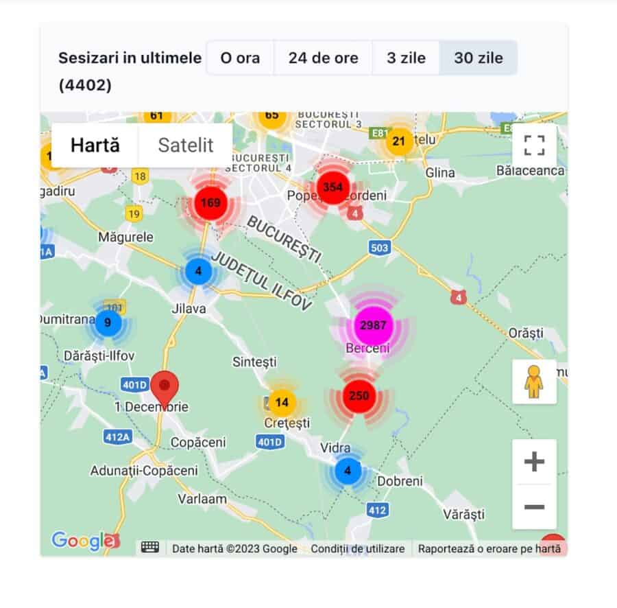 Iar miroase. Peste 4.400 de reclamații înregistrate într-o lună pe aplicație.