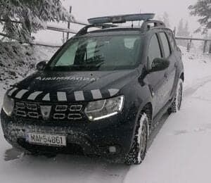 Ninge de 10 ore în Pasul Tihuța, care leagă Transilvania de Moldova
