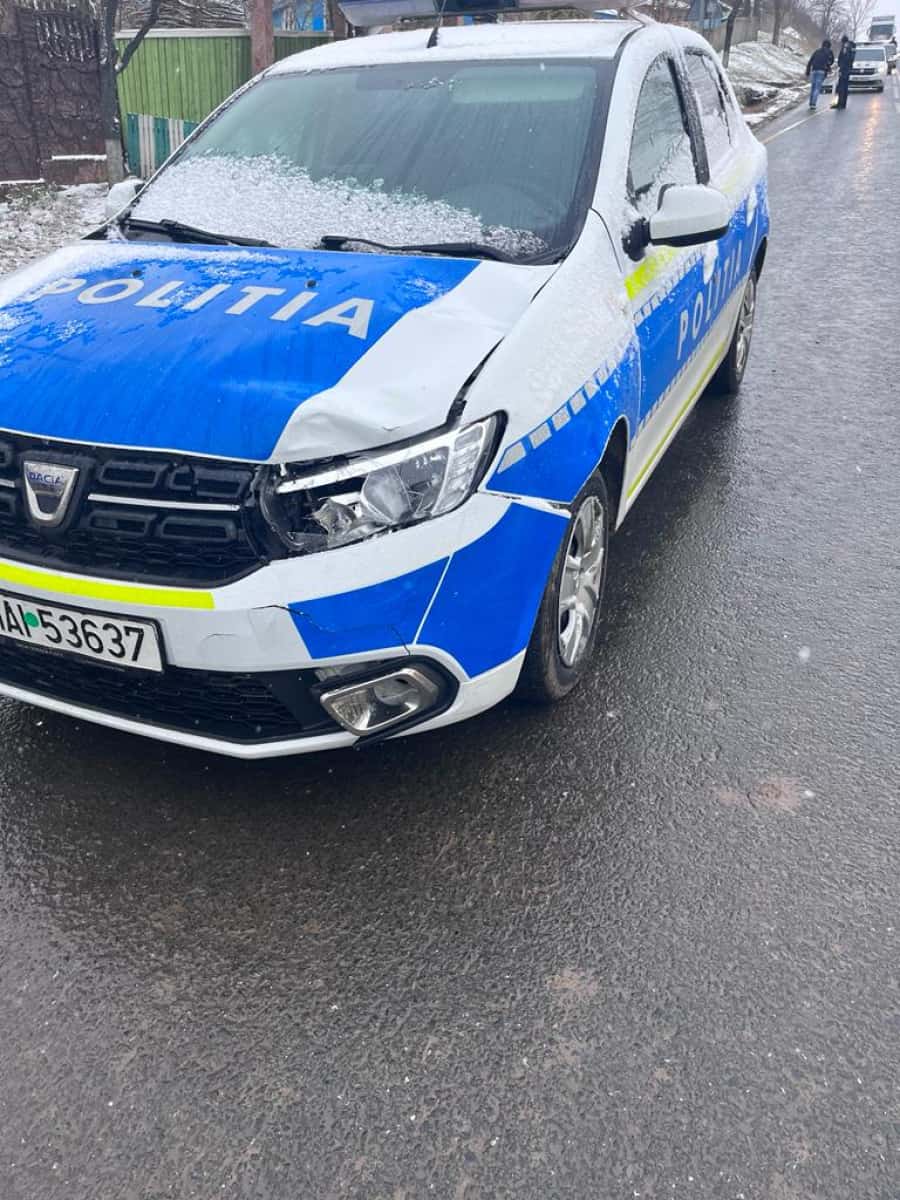 O mașină de poliție aflată în misiune a accidentat un copil - se deplasa pe DN24D, dinspre Bârlad spre municipiul Galați