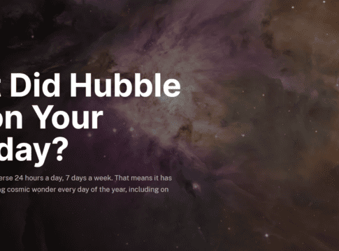 La ce s-a uitat Hubble de ziua ta?