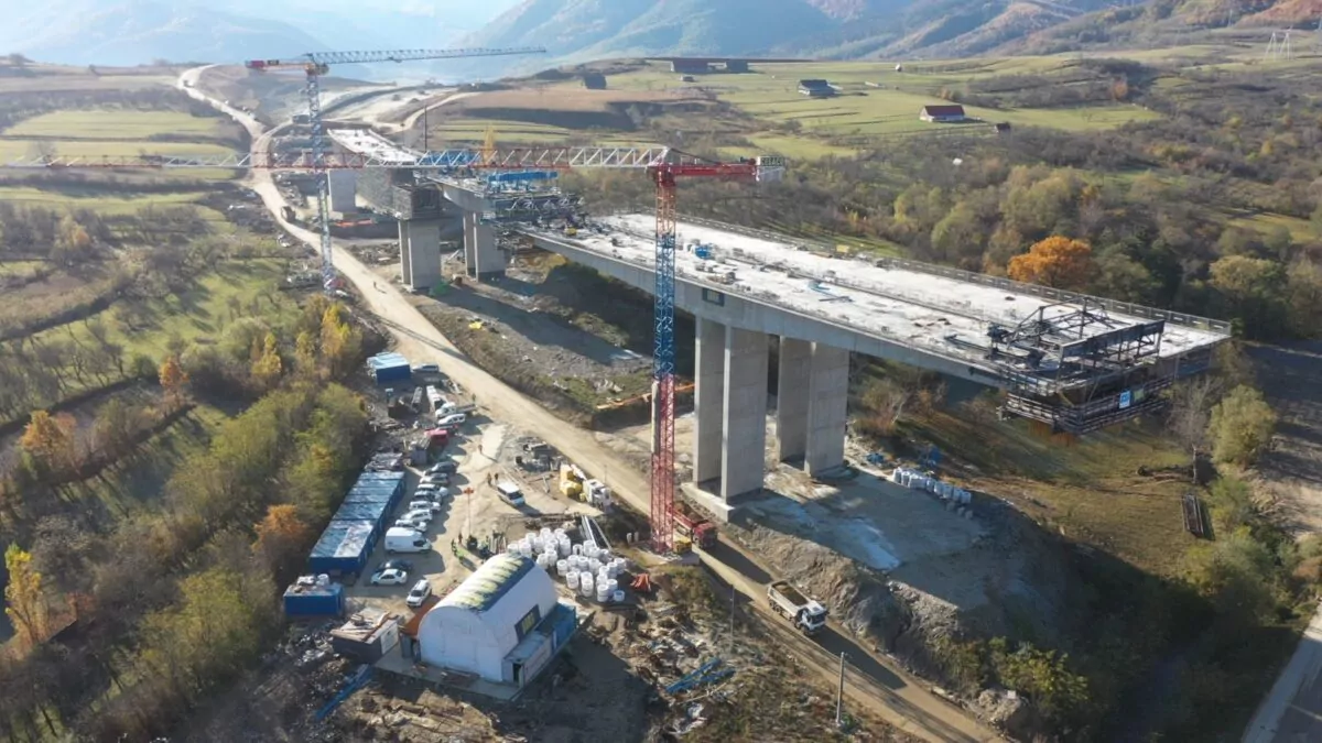 25 de mii de copaci din județul Sibiu vor fi tăiați pentru Autostrada Sibiu-Pitești,lotul 2: încep lucrările la viaductul de 700 de metri