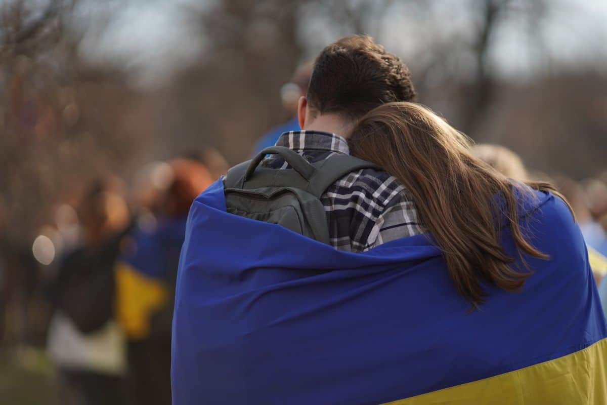 Marșuri de susținere a Ucrainei în marile orașe europene, la 2 ani de la începerea războiului (FOTO)