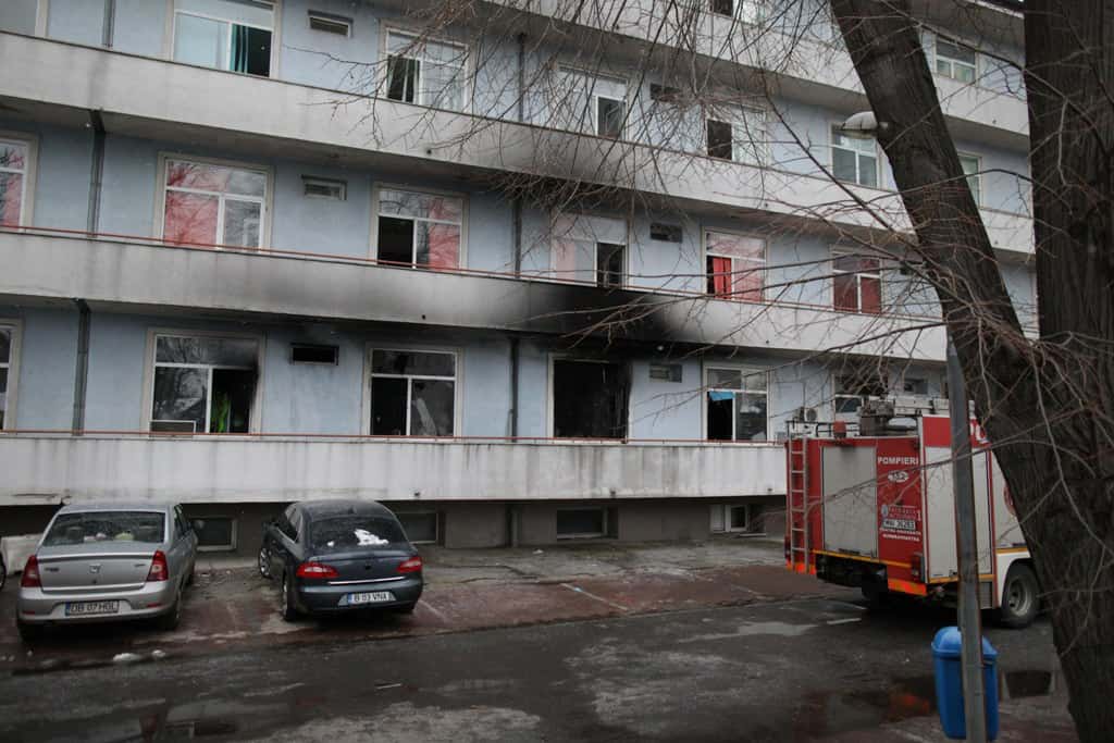 3 ani de la incendiul de la „Matei Balș”. Foto: Inquam Photos/Octav Ganea