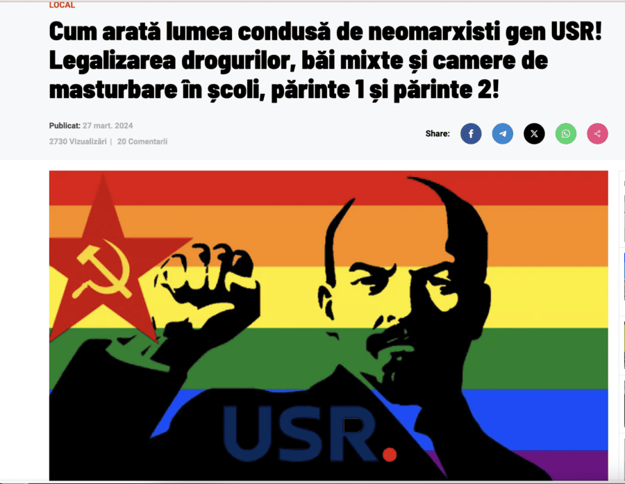 Campanie murdară la Iași împotriva USR