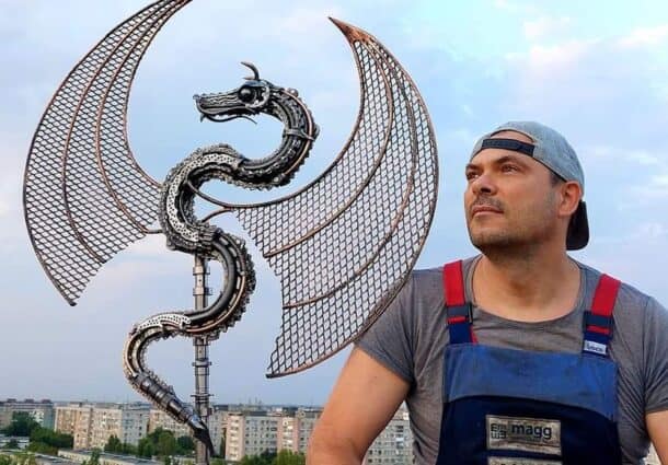 INTERVIU Gabriel Dinu, „bijutier in fier”: „Un domn mi-a cerut sa-i fac un cal troian de mari dimensiuni pentru 30.000 de euro. L-am refuzat