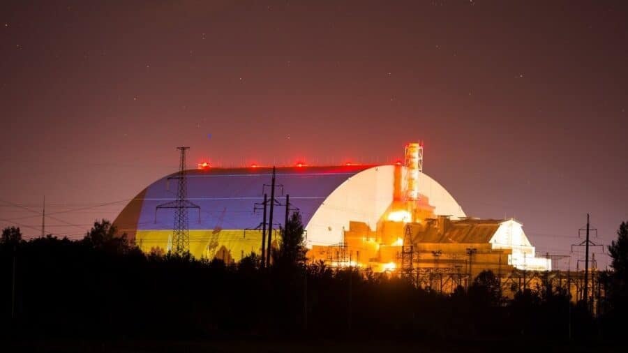 Centrala nucleară de la Cernobîl. Foto: de pe pagina de Facebook „Întreprinderea de stat specializată „Centrala nucleară Cernobîl”