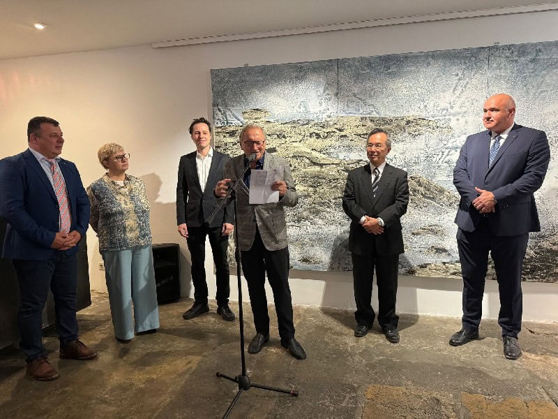 Pictură de Roland Pangrati, pe muzică de Eugen Dan Drăgoi la Institutul Cultural Român de la Lisabona