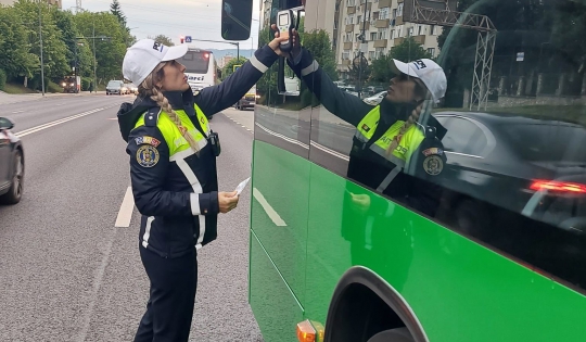 Peste 11.000 sancțiuni aplicate de Poliția Română în decurs de o săptămână, în cadrul acțiunii „TRUCK&BUS”