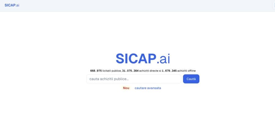 Programatorul din Londra care te ajută să verifici tot ce cumpără statul român, pe site-ul Sicap.ai