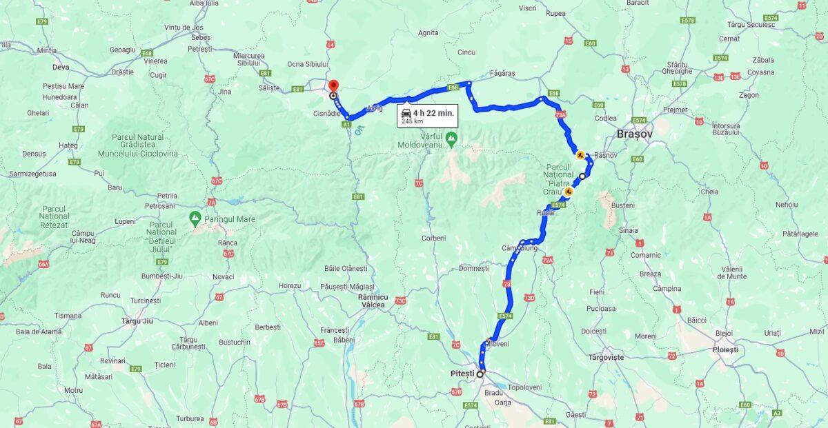 Închiderea traficului pe Valea Oltului deviază circulația pe DN 73: Localnicii din Stâlpeni și zonele învecinate, afectați