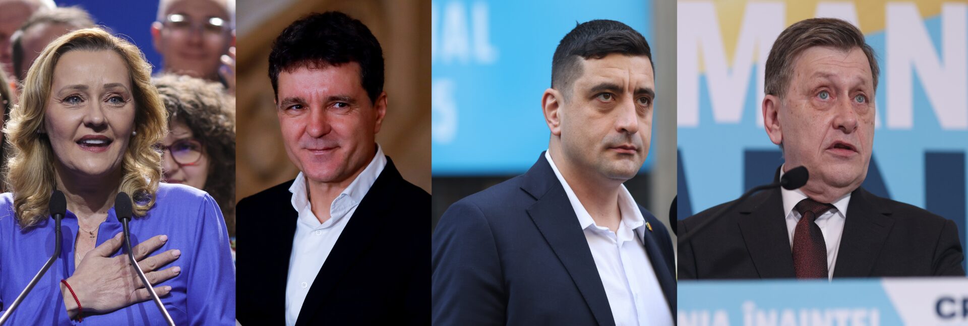 Candidații cu cele mai mari șanse de a intra în turul 2 al alegerilor prezidențiale
