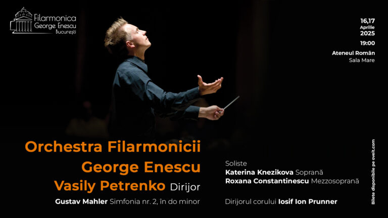 Dirijorul Vasily Petrenko, pentru prima oară la pupitrul Orchestrei Filarmonicii George Enescu