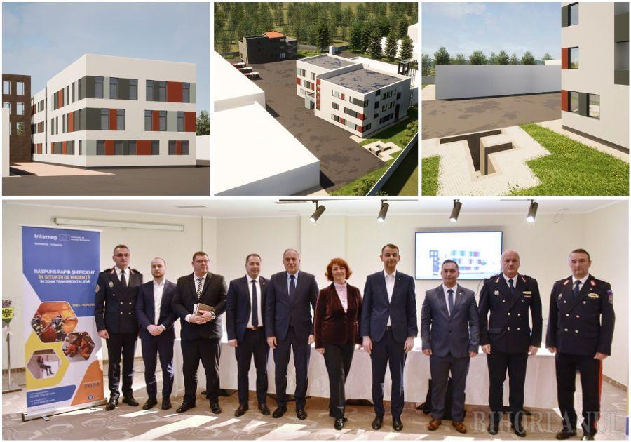 La Marghita va fi construit un centru de pregătire pentru pompieri. Proiect transfrontalier în valoare de aproape 11 milioane de euro