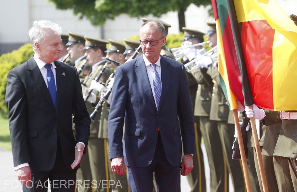 Cancelarul german Merz, în Lituania: Germania și NATO vor apăra flancul estic „împotriva oricărei agresiuni”