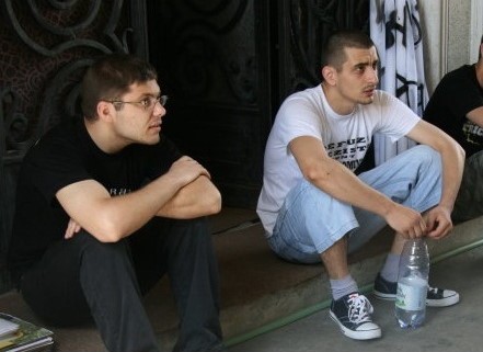 Nicolae Țîbrigan și George Simion în perioada „Acțiunea 2012”