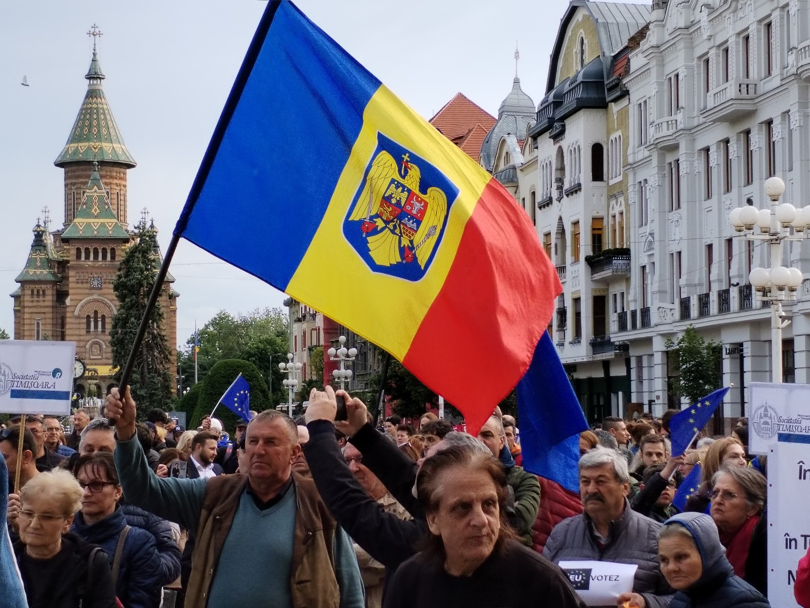 Pro Musica a chemat la un miting pro Europa. Artiștii se implică la Timișoara