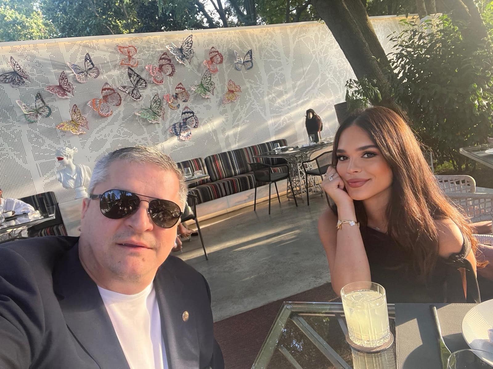 Tamila Cristescu împreună cu tatăl său, Radu Cristescu, fost deputat PSD.