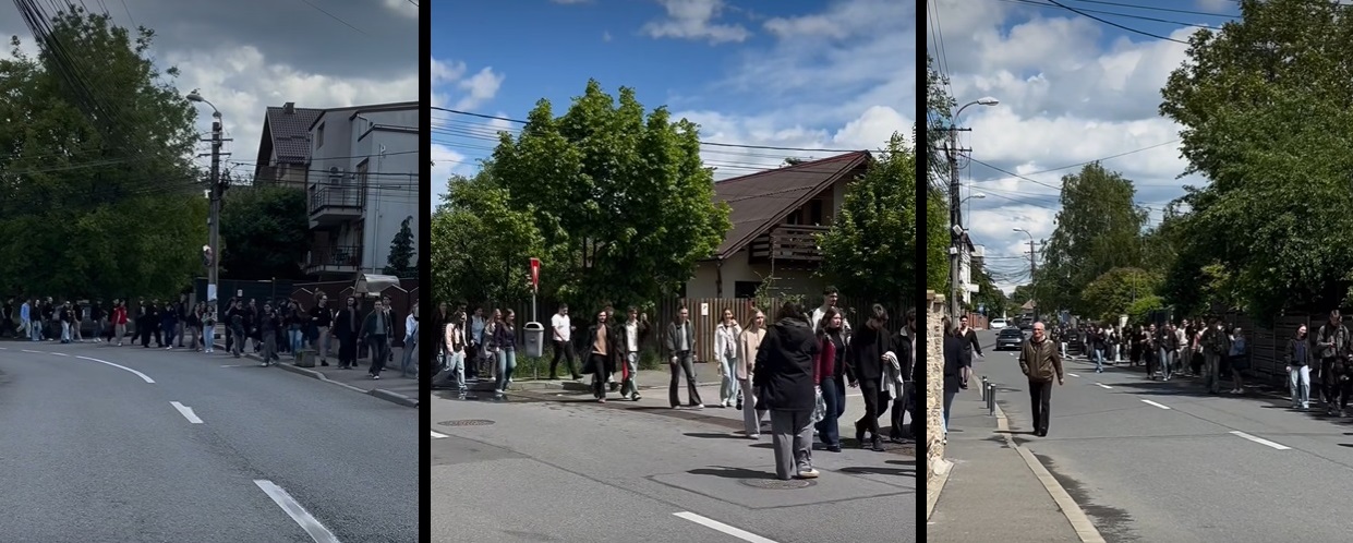 Mobilizare impresionantă la vot a tinerilor din Cluj: marș pașnic al studenților înainte de turul doi al alegerilor prezidențiale