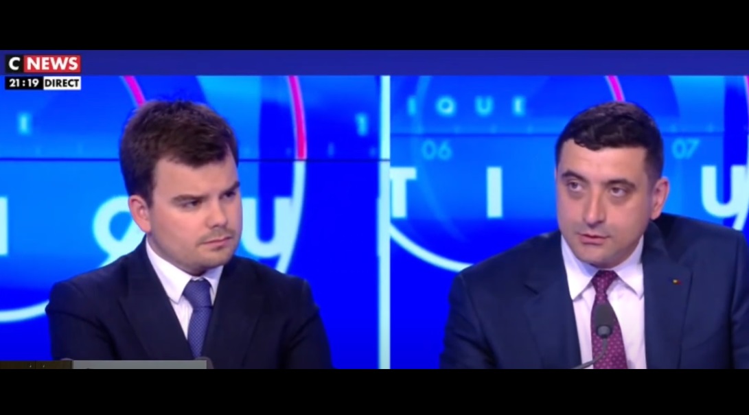 George Simion a comparat Franța cu Iranul, la un post francez. Reacția moderatorilor: „Jigniți mulți francezi vorbind așa”