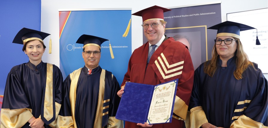 Președintele și CEO al Atlantic Council, distins cu titlul de Doctor Honoris Causa al SNSPA