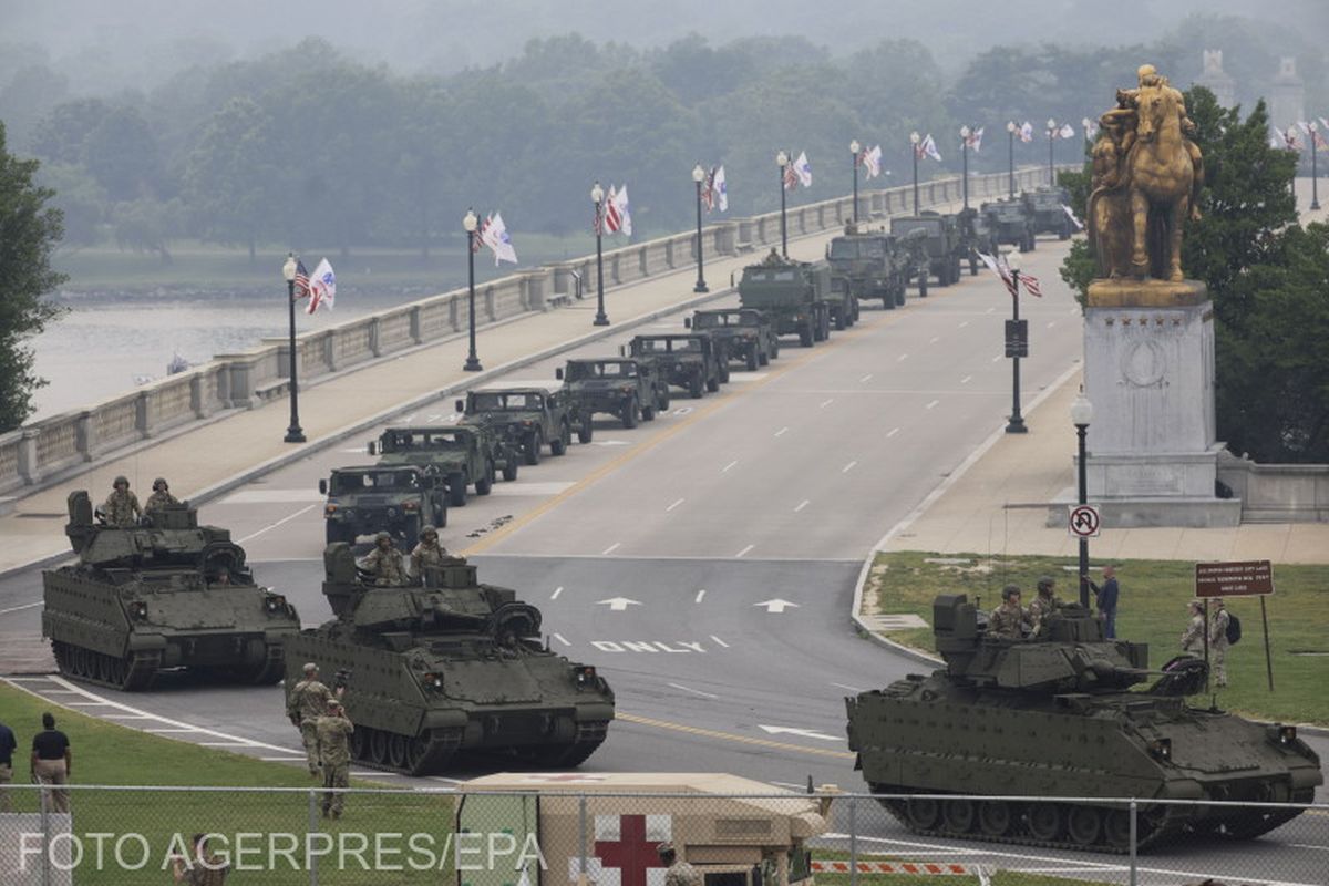 Parada militară în Washington, trupe în Los Angeles: aniversarea armatei americane devine o demonstrație de forță politică
