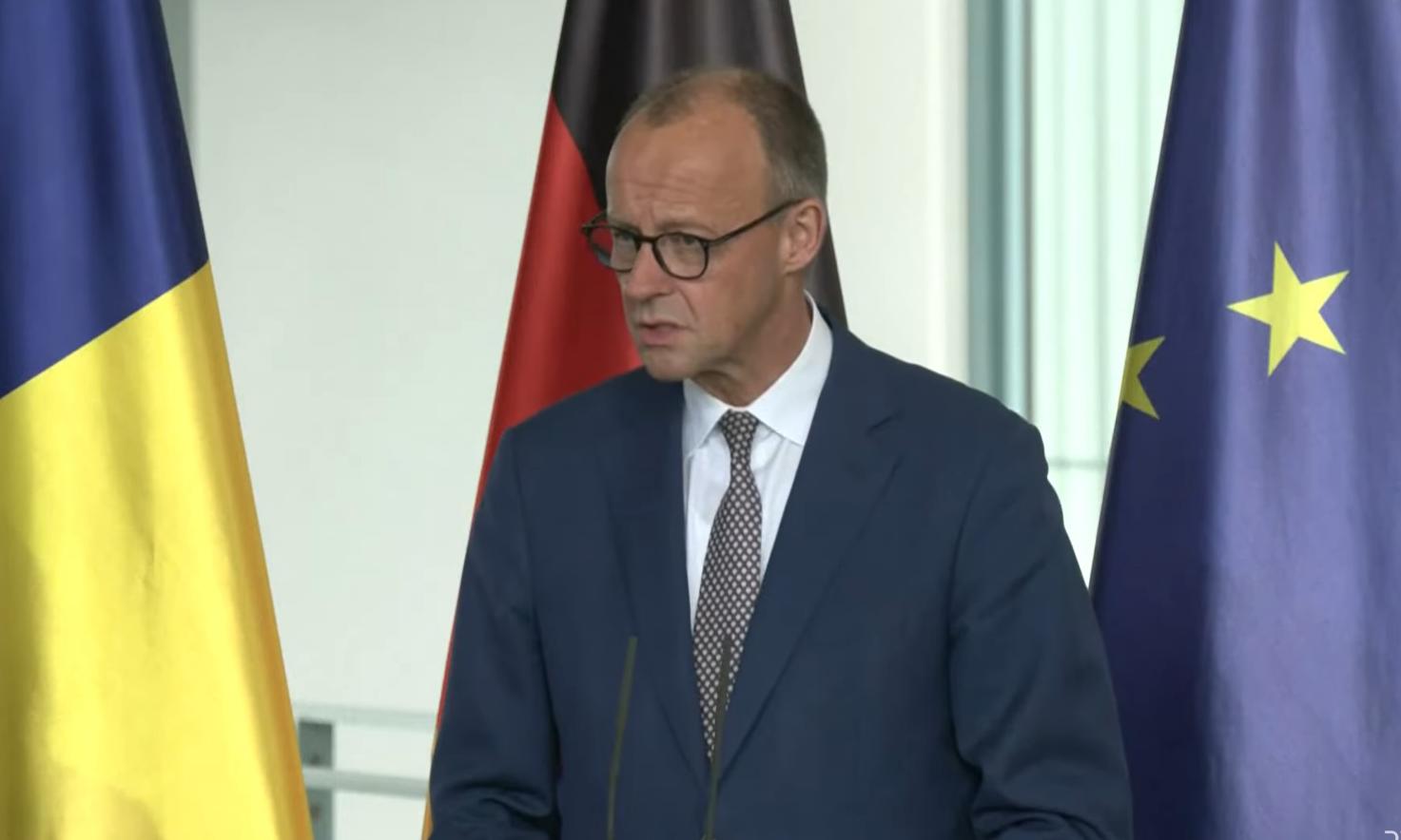 Cancelarul german Friedrich Merz spune că aderarea Ucrainei la UE până în 2034 este puțin probabilă
