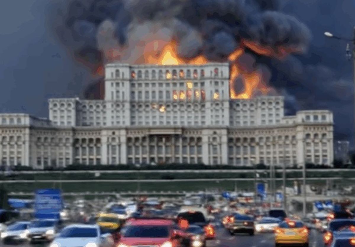 AKTUAL24 | Noua propagandă rusească pe TikTok, deep fake cu Palatul Parlamentului în flăcări