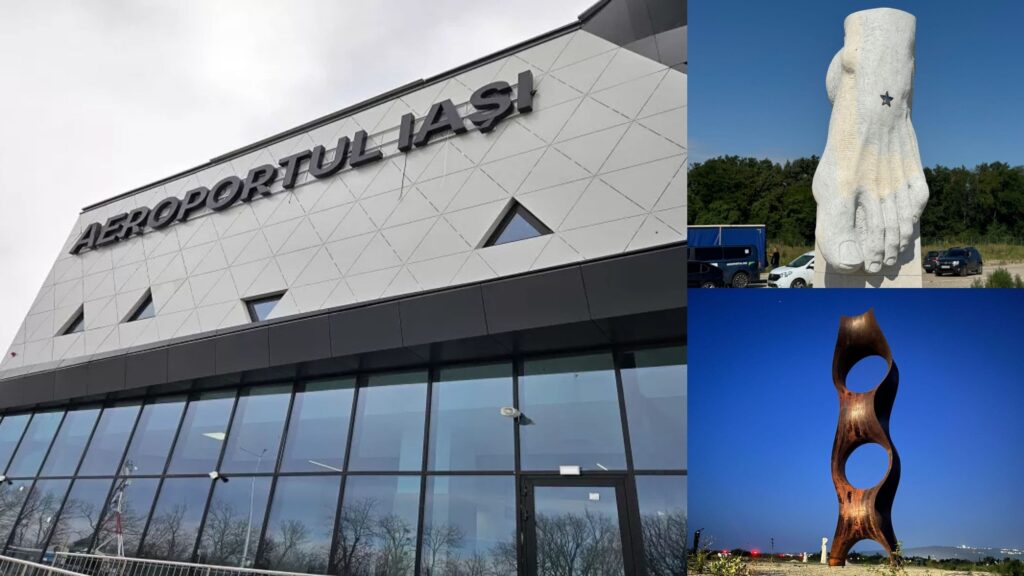 Aeroportul Iași, primul muzeu de sculptură în aer liber din Europa
